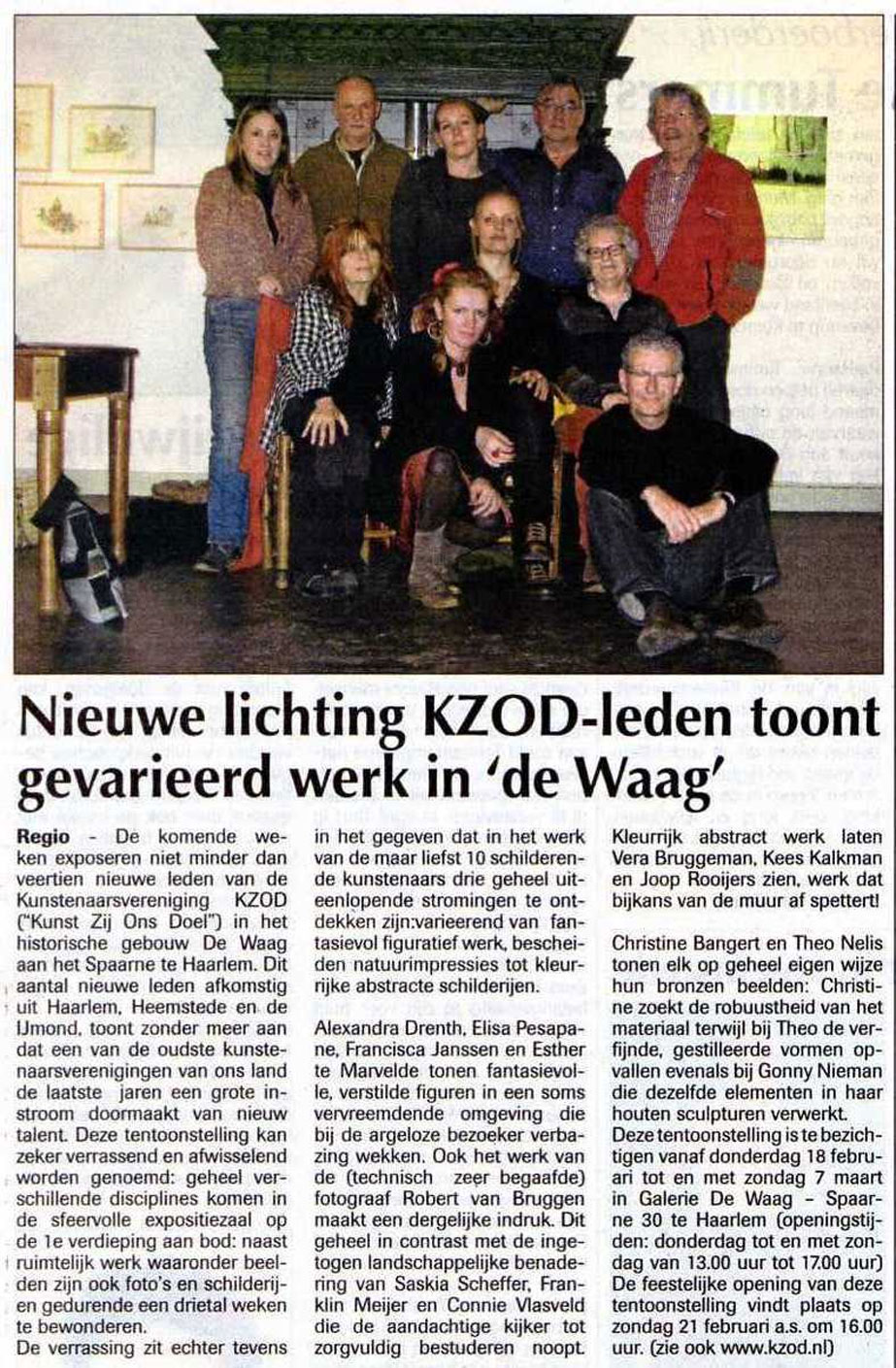 Tentoonstelling Nieuwe Leden KZOD 2010