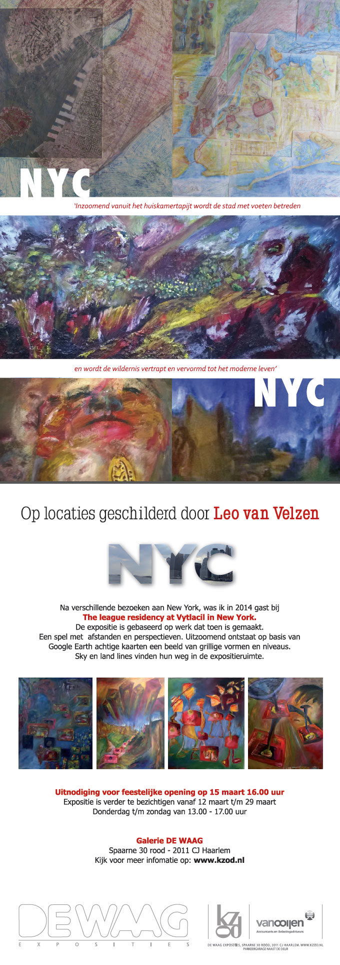 Leo van Velzen | Op locatie geschilderd | New York