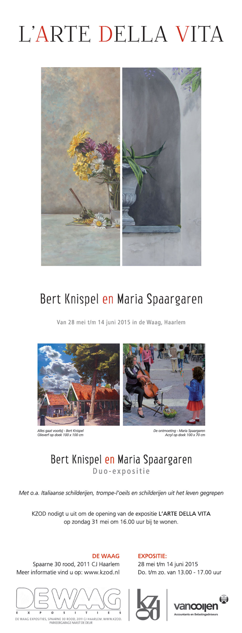 Expositie | Bert Knispel en Maria Spaargaren  | De Waag