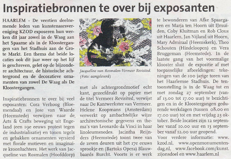 Persbericht | Inspiratiebronnen te over bij exposanten