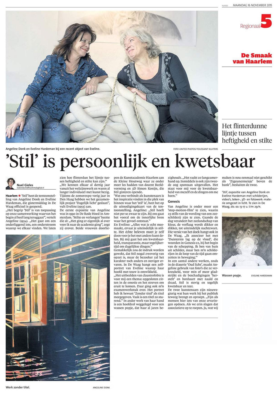 Persbericht | STIL is persoonlijk en kwetsbaar