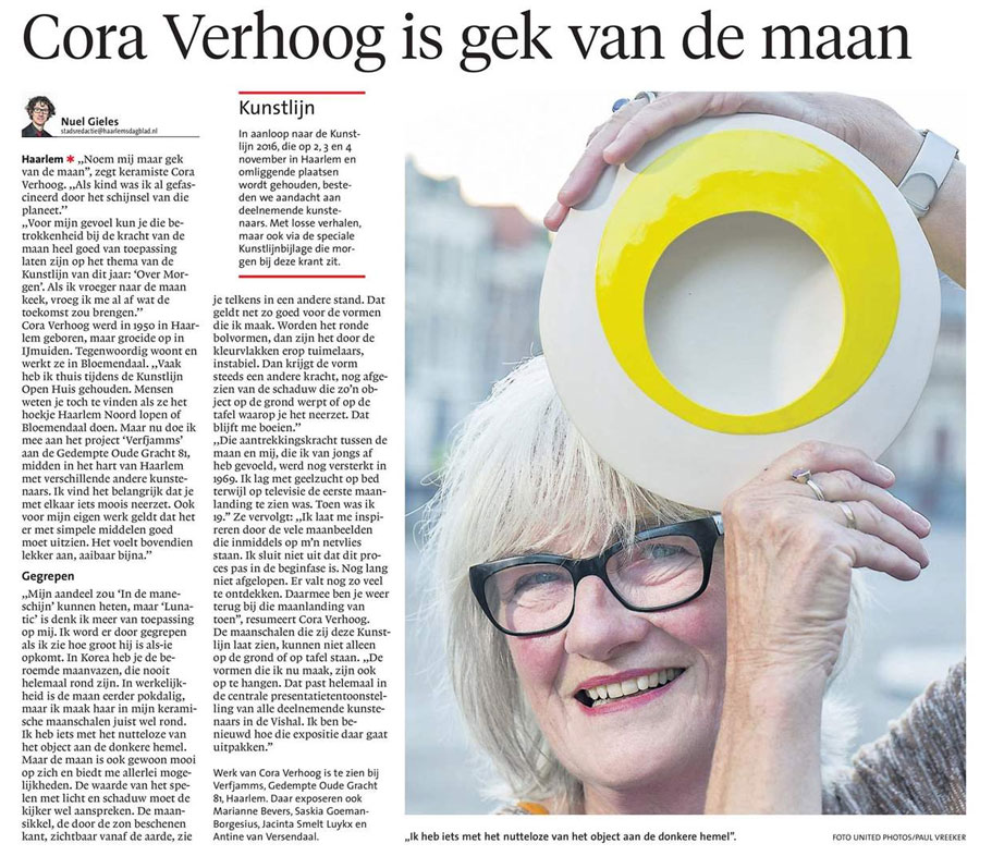 Persbericht | Cora Verhoog is gek van de maan