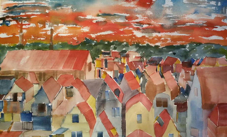 Zicht op de stad van Wim Tromp