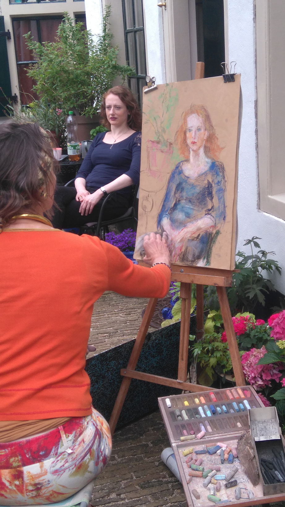 ‘Place du Tertre’ in het hofje van Bakenes