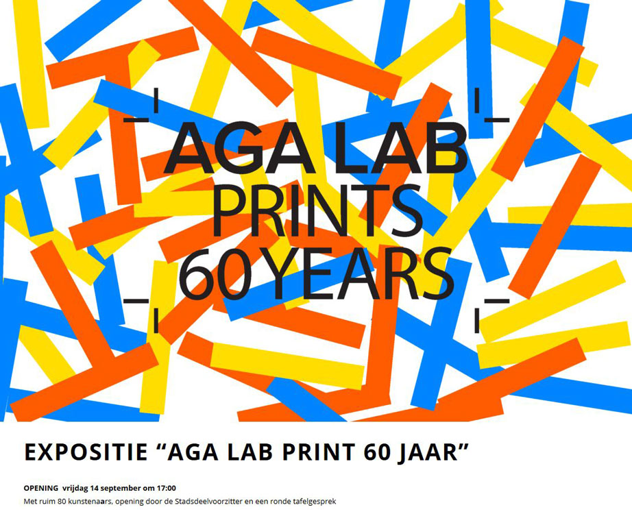 AGA LAB Prints 60 jaar