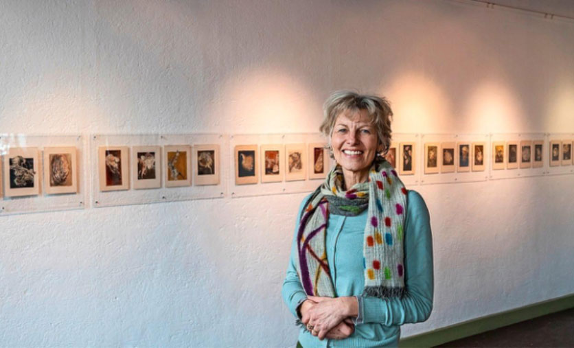 Pivébezoek aan expositie in Coronatijd