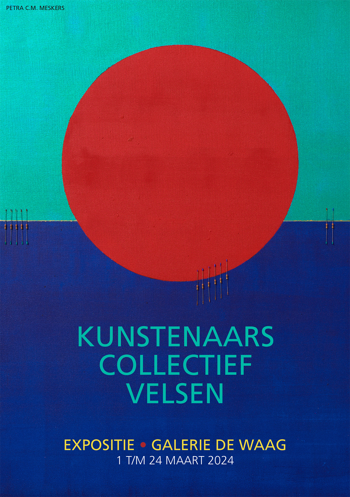 Expositie Kunstenaars Collectief Velsen Galerie de Waag 2024