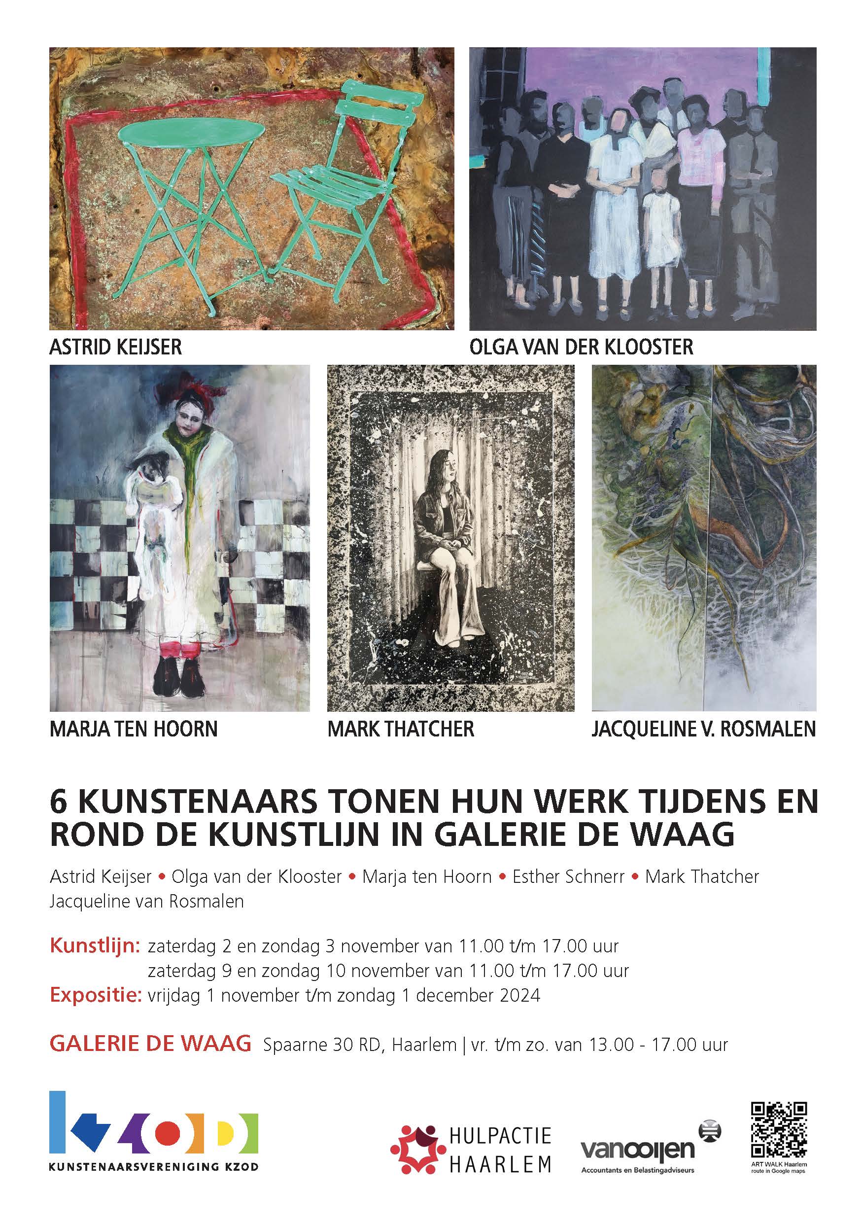 Expositie Verwarring KZOD Kunstlijn Galerie de Waag 2024